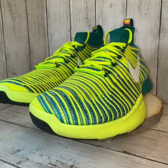 NIKE FREE TRAIN FORCE FLYKNIT Men Size 11.5 Green Training Sneaker 833275-313 - Picture 8 of 12
